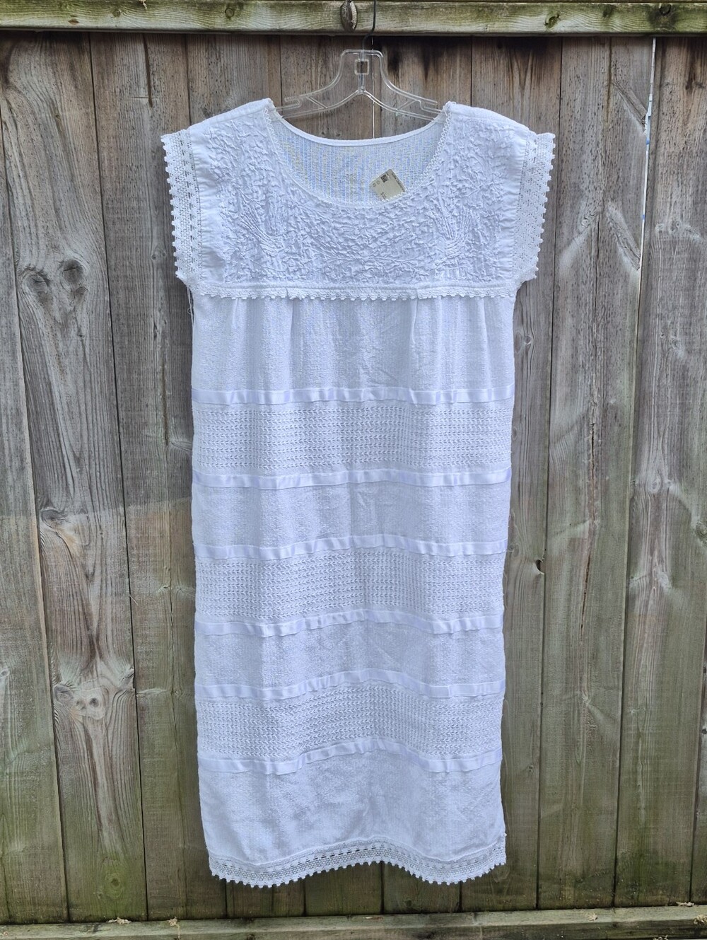 White Short Sleeve Dress